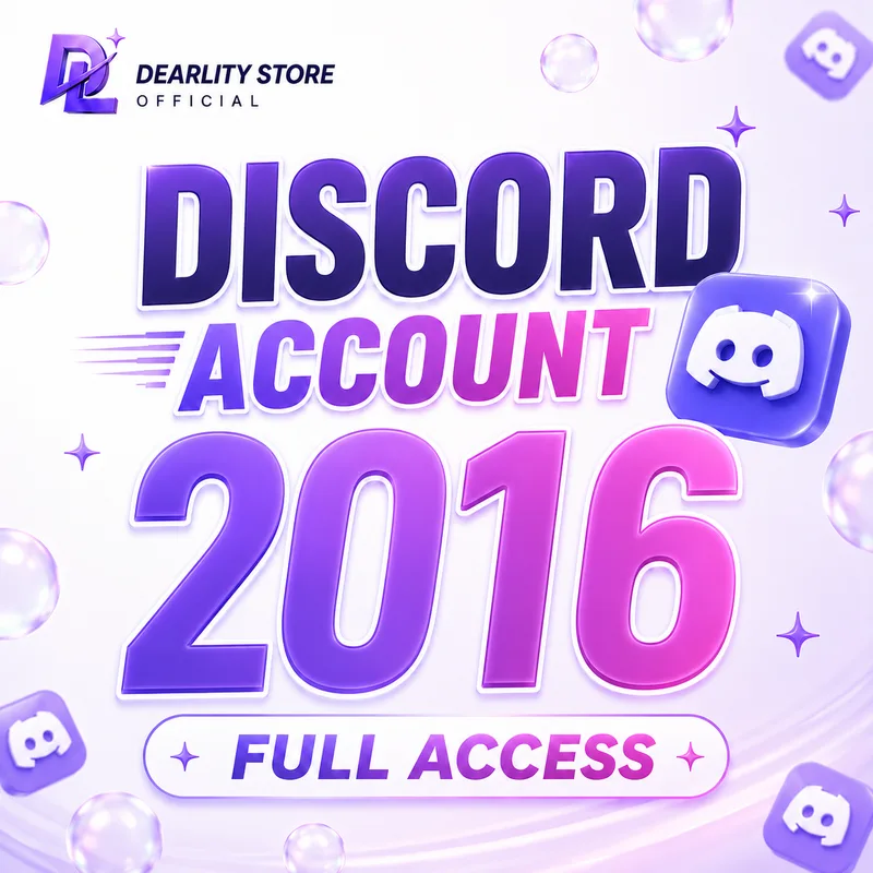 Discord Account 2016 [FA]